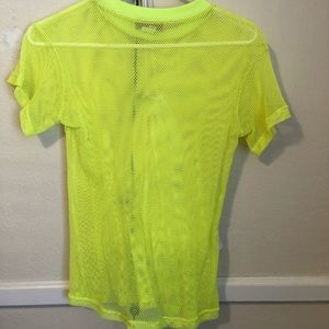Neon fishnet shirt